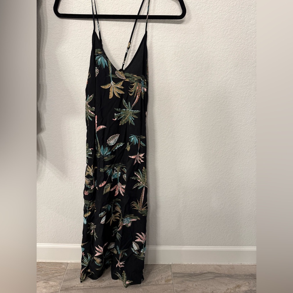 Old Navy Black Floral Maxi Dress never worn